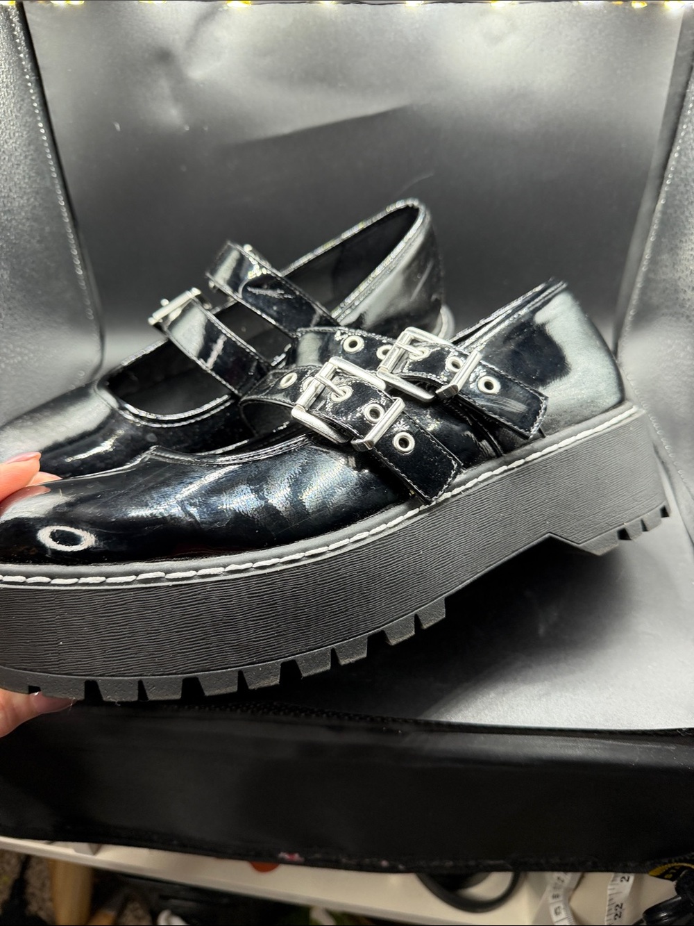 Black Patent Torrid Mary Jane’s - Picture 8 of 9
